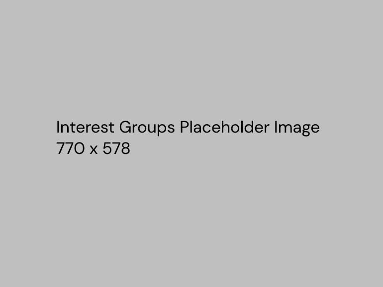 Interest Group - but this is a placeholder