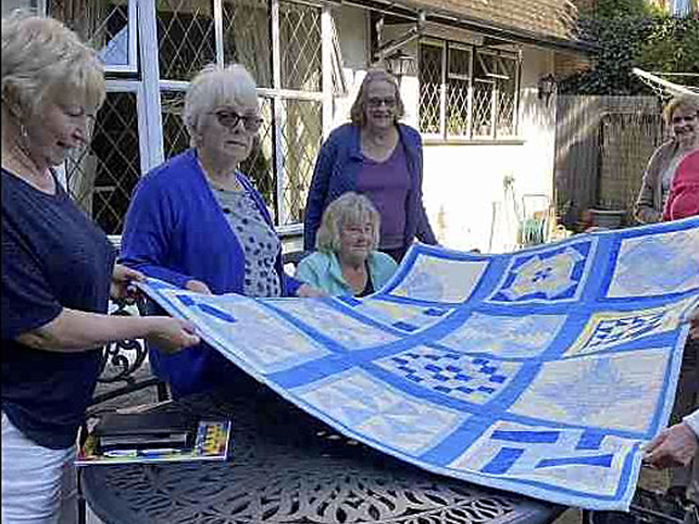 Members of the Patchwork and Quilting Group