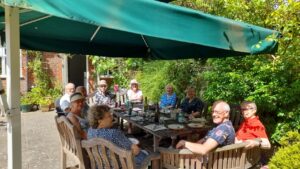 History group at summer lunch 2022